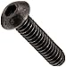 Alloy Steel Socket Cap Screw, Plain Finish, Button Head, Internal Hex Drive, 1/2" Length, Fully Threaded, #2-56 UNC Threads, Imported (Pack of 100)