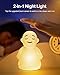 LIFVEAN Mindfulness Meditation Anxiety & Stress Relief Tool for Women Men- Relaxing for Adults Kids - Upgraded 2 in 1 Touch Breathing Night Light