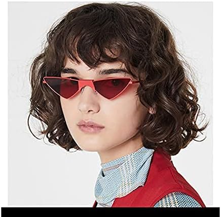 Miniatura 2 de FEISEDY Gafas de sol pequeñas con ojo de gato para mujer, color rosa, color caramelo, B2721