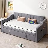 Utilisation polyvalente dans la maison : avec ses dimensions de 90 x 190 cm, c'est le matelas parfait pour les lits d'adolescents, les lits simples étroits, les chambres d'amis ou comme couche de confort supplémentaire sur un matelas trop dur. Le design facile d'entretien en fait un produit polyvalent et simple.
