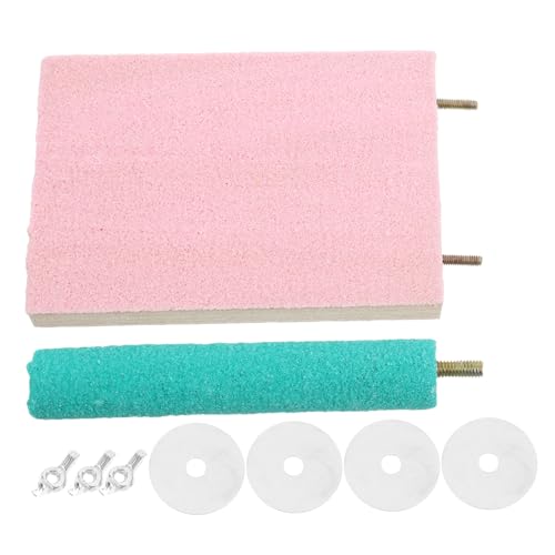 Milisten 1セット ケージアクセサリー 鳥かご 大きい ケージ用の鳥の餌箱はありません 鳥の水やり器 オリオール鳥の餌箱 鳥小屋 バードフードウォーターボウル 足を磨く鳥の止まり木 木製