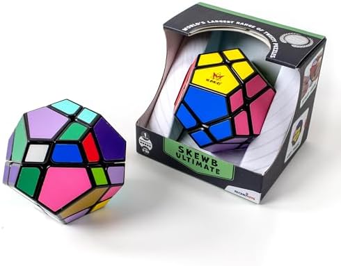 Meffert's Skewb Ultimate - The Original 12-Sided Brainteaser Puzzle Challenge from Recent Toys - Travel Friendly Fun for Ages 9 - Adult image 2