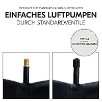 hauck Fahrradanhänger Schlauch Set 2x 20 Zoll Durchmesser inkl. Reifenheber, Ersatzreifen Schlauch für Fahrradanhänger hauck Dryk Duo & Dryk Duo Plus (Bike Trailer Repair Kit, Black) – Ansicht 6