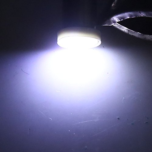 uxcell 5Pcs BA9S-COB Luz LED Blanca para Auto miniatura 3
