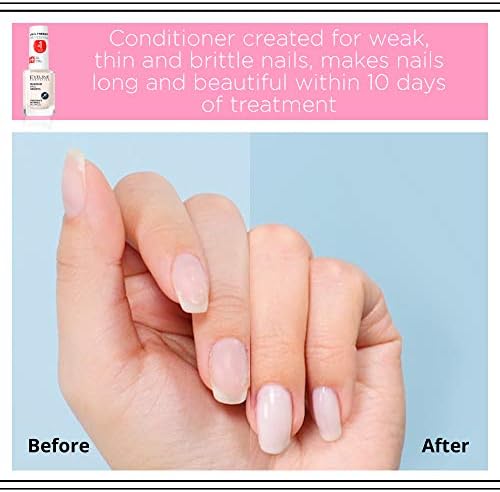 Eveline Cosmetics Nail Therapy Maximum Growth Strengthening Nail Hardener Serum for Broken and Brittle Nails | 12 ml | Repair Treatment | Immediate Effects | Easy Application
