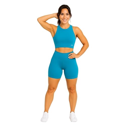 Cropped Blakcout Zero Transparência Esportivo e Super Estiloso Feminino Modella (AZUL CADETE, M)