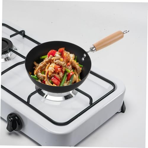 Wok pequeño japonés con tapa compatible con inducción miniatura 4