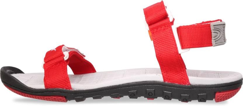 Image of SPARX mens Sparx Men Red Grey Stylish Floaters Sandal