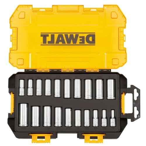 DEWALT DWMT73812 zestaw narzędzi z zestawem głębokich nasadek, napęd 3/8", 20 sztuk