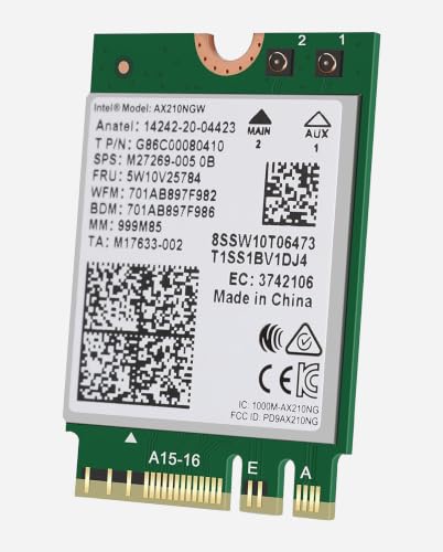 Intel Wi Fi 6E AX210 Interne WLAN 2400 Mbit/ - vue 6