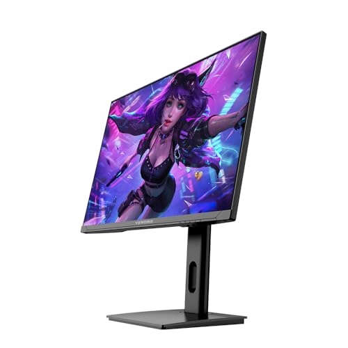 Image of Viewedge 27 inch Gaming Monitor QHD (2560x1440p) 240Hz Computer Monitor, 1ms HDR10 IPS DisplayPort HDMI 2K Vertical Monitor, Wall Mountable Built-in Speakers