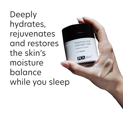 PCA SKIN Overnight Face Mask, Hyaluronic Acid Overnight Mask, Brightening Face Mask Rejuvenates and Hydrates Skin Overnight, Helps Boost Skin
