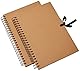 Artemio Scrapbooking Spiralalbum A4 Kraft, Kraftpapier, 23,5 x 3 x 30,5 cm