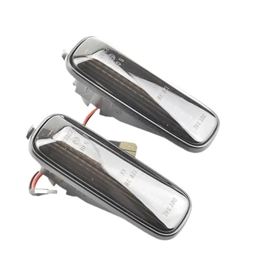 QOYGZ Auto Parts 2Pcs Dynamic Side Marker Lights Turn Signal Indicator Car Accessories for Honda Civic EK 2/3/4dr Ballade CRV Prelude 95-99 Auto Parts(Dynamic Smoked Black)