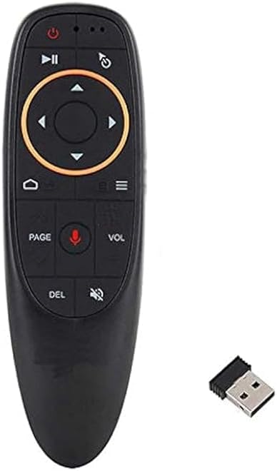 G10 Gyro Sensor Smart Remote Control Voice Control Wireless Air Mouse 2.4G RF with Microphone for PC, Smart TV, Set-top-box, Phone(OTG), Network Media player, Tablet, Game player