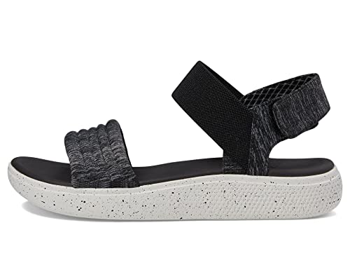Skechers Skechers BOBS Summer Skipper - Blissful Breeze. Vegan, machine washable, heathered jersey sandal.