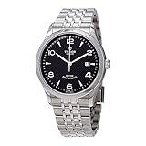Tudor 1926 - Orologio da uomo automatico da 41 mm, quadrante nero, in acciaio inox, 91650-0002