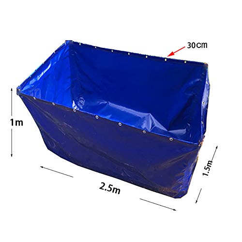 WRJ Deck Plane Rectangular Dustproof Waterproof Foldable Easy Cover Pools Outdoor Beach Summer Party Multifunctional Indoor Playground Space Fishpond Pet Pool Paddling Pool,Style 3