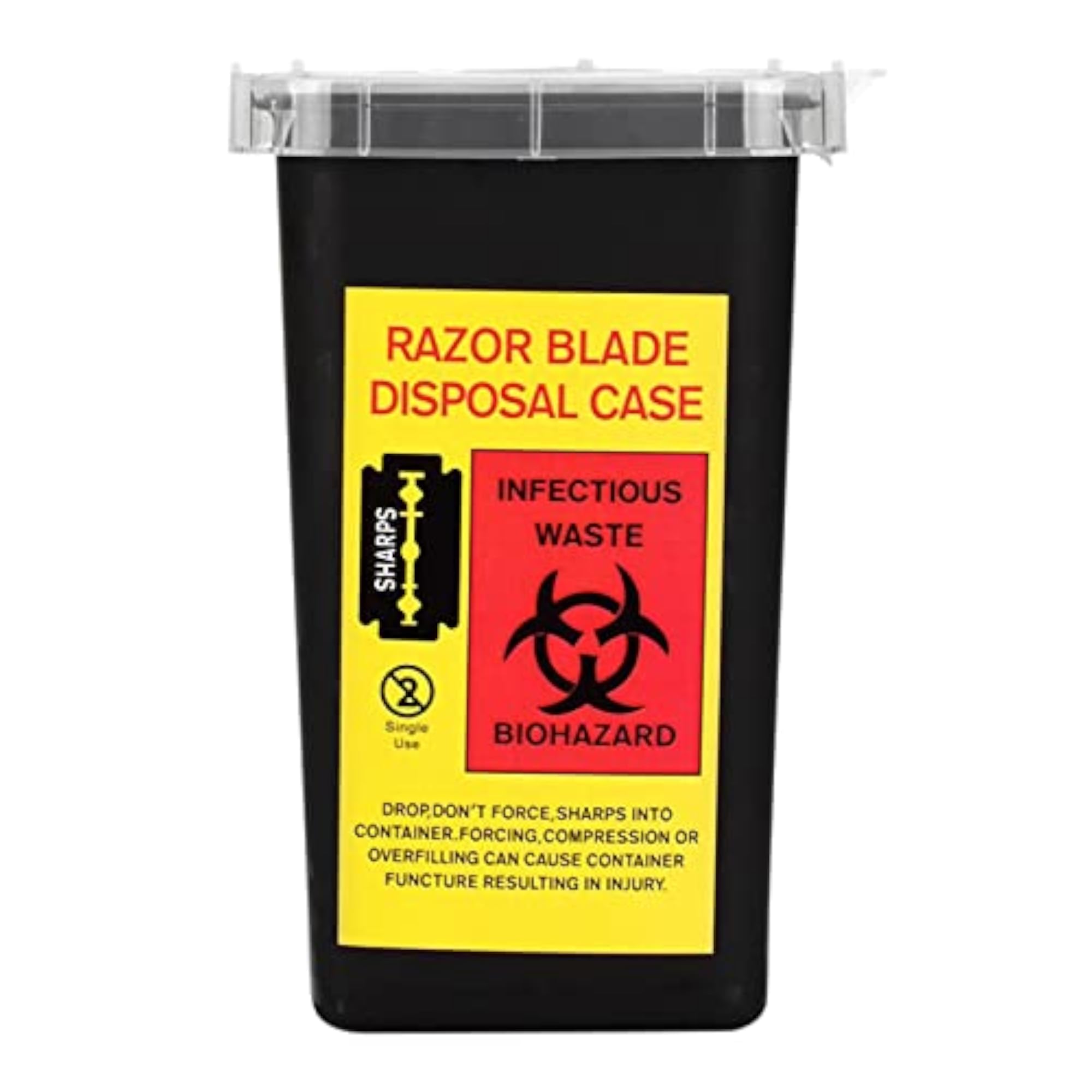 Needle Sharps Disposal Container Waste Box, 3x Pack