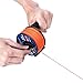 HONGDA Mason Line String Line, 328 Feet #18 Braided Nylon Twine String, Nylon Twine for Plants, Reloadable Line Reel Perfect for Masonry Jobs and Gardening, Fluorescent Orange