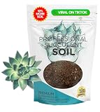Professional Succulent Soil Mix Large 2.2 Quarts Ready to Use, Premium Potting Soil for Succulents and Cactus, Fast Draining Blend Canadian Peat Coarse Sand Pinebark Indoor Made in USA