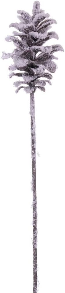 Vickerman 718100-29" Artificial Grand Glitter Snow Pinecone (3 pack) (FNT220729)