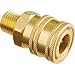 Forney 75126 Quick Coupler Male Socket, 1/4inch M-NPT, 5,500 PSI