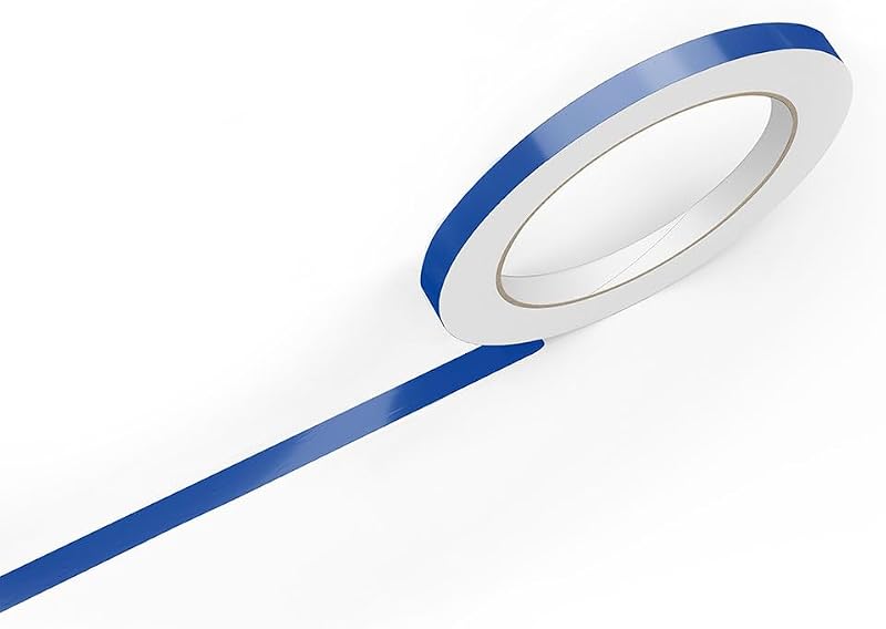 Fita de Pinstripe em Vinil 3M 50 Azul Safira Brilhante 6,35 mm x 45,72 m – Rolo