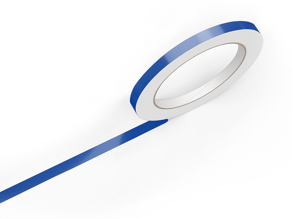 3M 50 Vinyl Pinstriping Tape Roll in Sapphire Blue 88-1/2" x 150ft - Auto Decal Striping Sticker - Gloss Finish Adhesive UV Resistant Film - Car Body Side Stripes