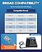 Wantek Corded Telephone Headset Mono w/Noise Canceling Mic for Avaya Aastra Allworx Adtran Alcatel Lucent AltiGen Comdial Digium Gigaset InterTel Mitel Plantronics MiVoice Landline Deskphones(F600S1)
