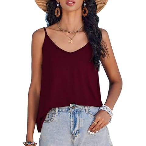 Zeagoo Elegant Spaghetti Strap Summer Top Cover