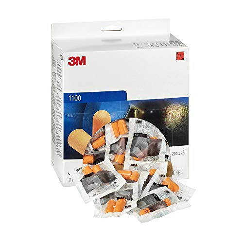 3M Gehörschutzstöpsel Ohrstöpsel Serie 1100 Kat. 3 Orange Gehörschutz Ohrschutz