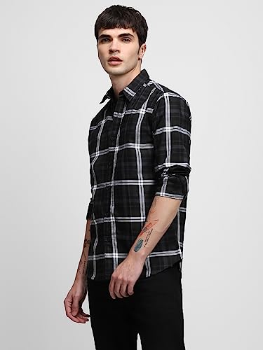 Image of Dennis Lingo Men's Checkered Casual Shirt