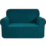 CHUN YI Stretch Oversized Chair Sofa Slipcover 1 Piece Couch Cover, 1 Seater Settee Coat Soft with E