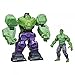 Hasbro- Marvel Avengers Strike 20 cm Action Figure Hulk con Incredibile Armatura Mech per Bambini dai 4 Anni in su, Multicolore, Taglia Unica, F02635L00