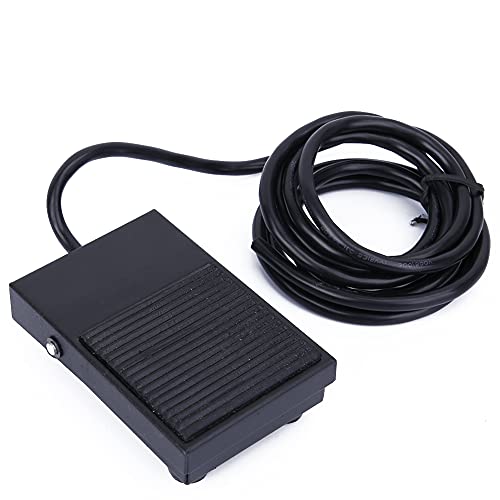 Interruptor de pie 220V TFS-1 de pedal de control de de carcasa de hierro con cable de metros