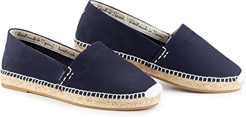 VISCATA Begur Canvas Slip On Espadrilles Handmade 2 ½” Heel Men's Espadrilles with Breathable Cotton Canvas and 100% Natural Jute Insole for All Casual Occasions3