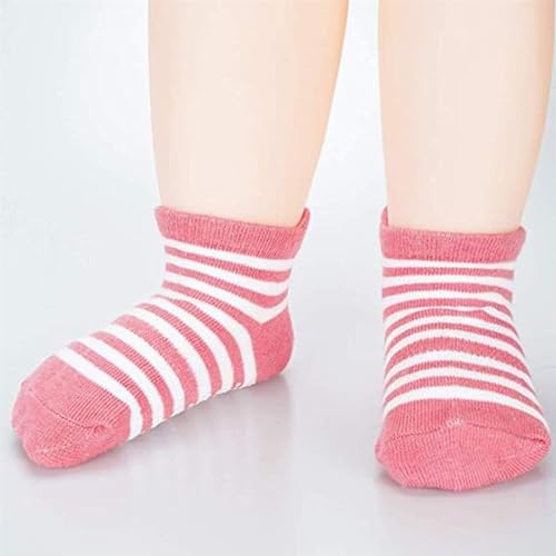 6 Pairs Baby Non Slip Socks for Toddler Boy Girl sith Grips Infants Girls Boys Cute Cotton Ankle Socks4