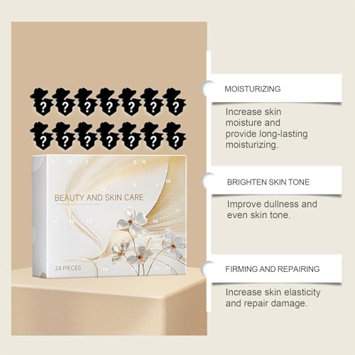 Advent Calendar 2025, Revolution Beauty 24 Piece Holiday Beauty Advent Calendar, Pampering Skincare Christmas Countdown Calendars, Makeup Set Gift for Girlfriend Wife Mum Sister - Image 2