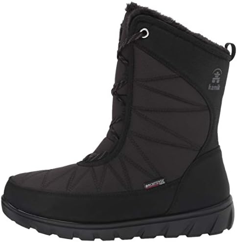 Kamik womens Hannah Mid Snow Boot, Black, 7 Wide US | Image 7