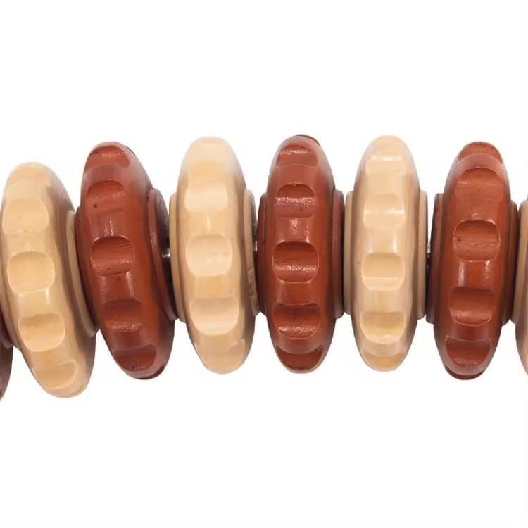 Yopple Wooden 11-Roller Massager Stick – Curved Handheld Therapy Tool for Deep Tissue Muscle Relief, Body Relaxation & Pain Relief for Back, Neck, Legs & Feet Yopple Wooden 11-Roller Massager Stick – Curved Handheld Therapy Tool for Deep Tissue Muscle Relief, Body Relaxation & Pain Relief for Back, Neck, Legs & Feet