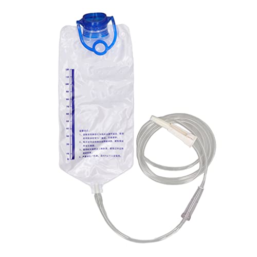 Kit de bolsa de enema para el hogar, 1200ml, PVC duradero, fácil operación, Kit de Enema para aliviar el estreñimiento para viajes domésticos