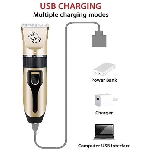 Maquina De Tosa Profissional Pet 4 Pentes de Altura À Prova d'água Retoques Acabamentos Cães Gatos