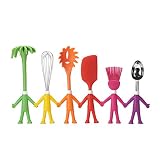 Kitchen Utensils Set In Human-Shape– 6 Pcs cute kitchen accessories, Cooking Gadgets, funny gift, Si