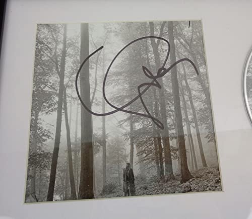 Folklore Cd Signed Autographed By T. Swift Framed Taylor Psa/Dna Coa C #TOP1