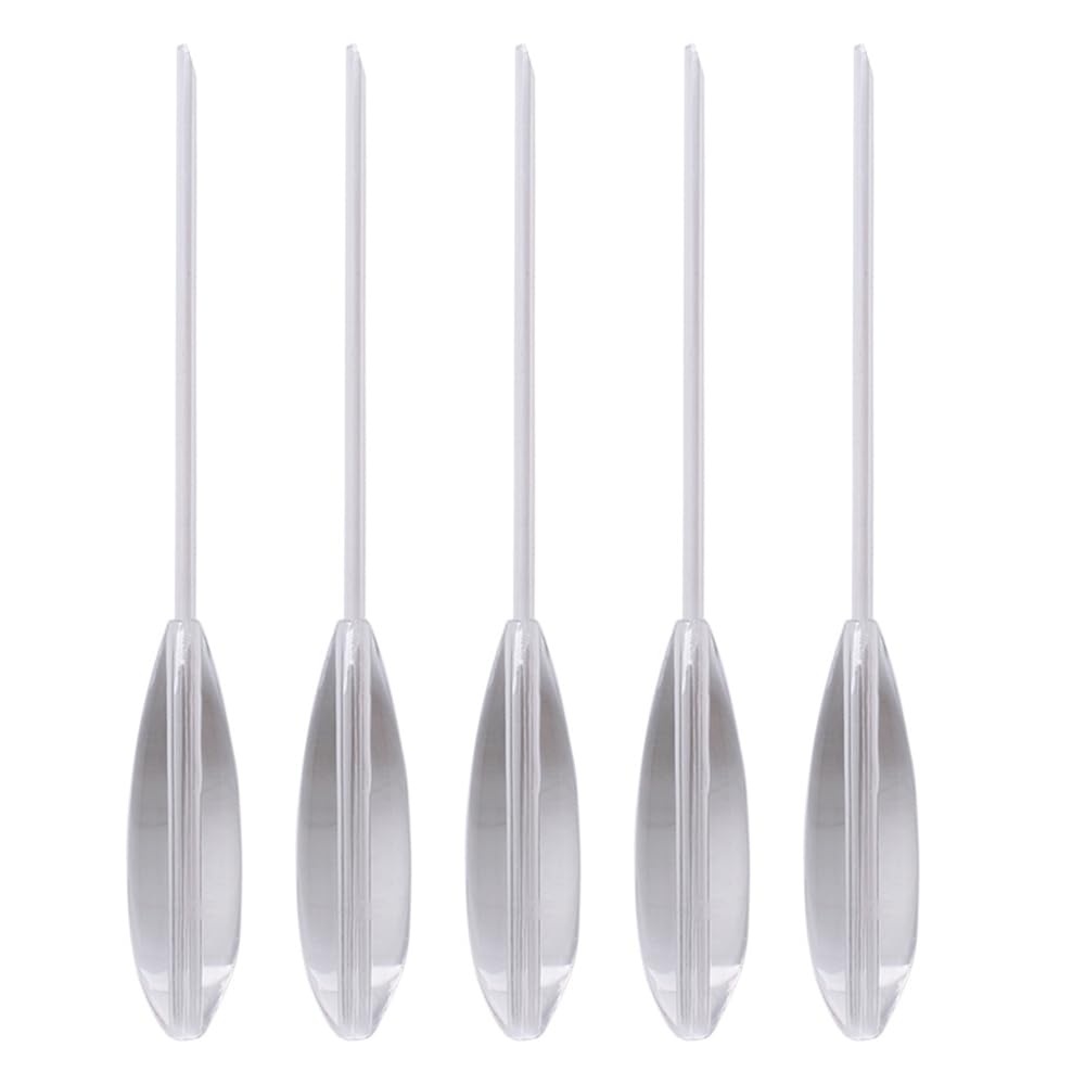 Fishing Casting Bobber, 5 Pcs Acrylic Slow Sinking Bombarda Fishing Floats, Carp Fishing Controller Float for Saltwater Freshwater Fishing - 12G