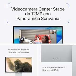 Apple Studio Display - Vetro standard - Sostegno a inclinazione e altezza regolabili ​​​​​​​