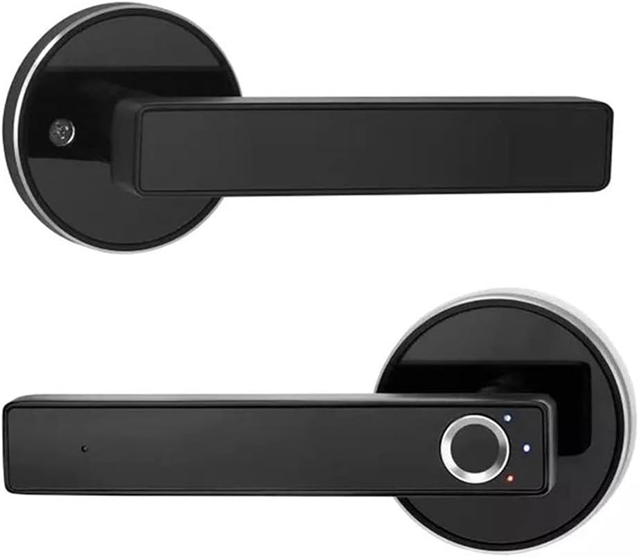 Biometric Lock Semiconductor Fingerprint Lock Smart Door Lock, Automatic Security Door Electronic Lock(D)