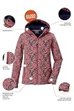 killtec Dziewczynki Kurtka softshell/kurtka outdoorowa z kapturem Mädchen Softshelljacke Print, light moss, 140, 43200-000