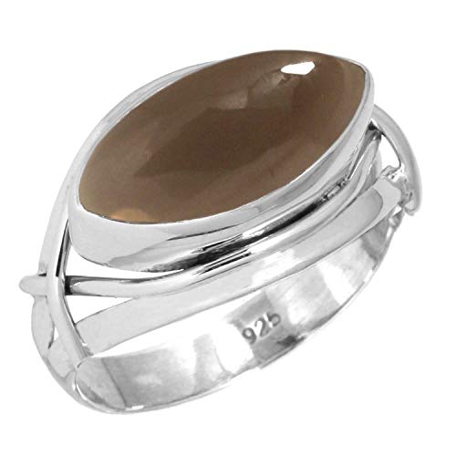 Bague en argent fait main avec grenat et ambre : Le cadeau idéal